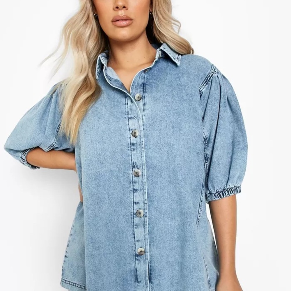 Denim Blue Women's Top